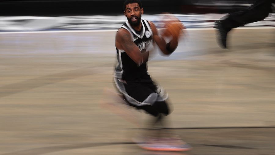 Kyrie Irving reportedly seen partying hard on … a Zoom call for a NYC District Attorney candidate?!