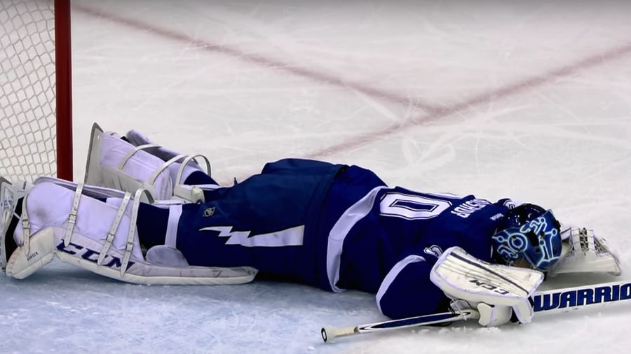 One Player Helped Get Both Goalies Knocked Out Of The Red Wings-Lightning Game