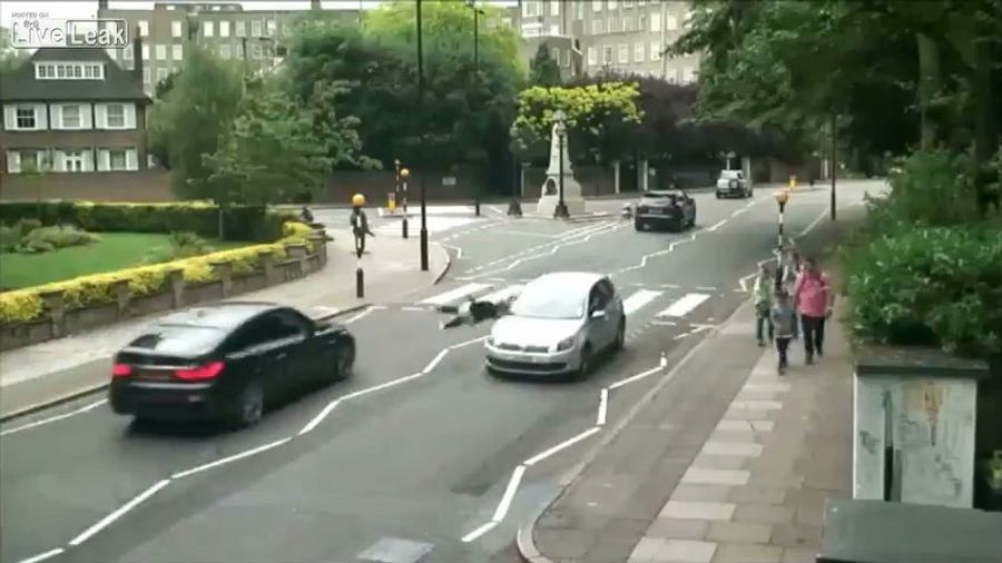 Woman In Famed Abbey Road Crosswalk Hit By Car, Goes Flying