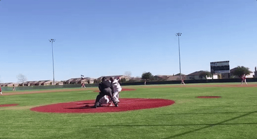 High School Baseball Player Serves Up Mighty Bat Flip