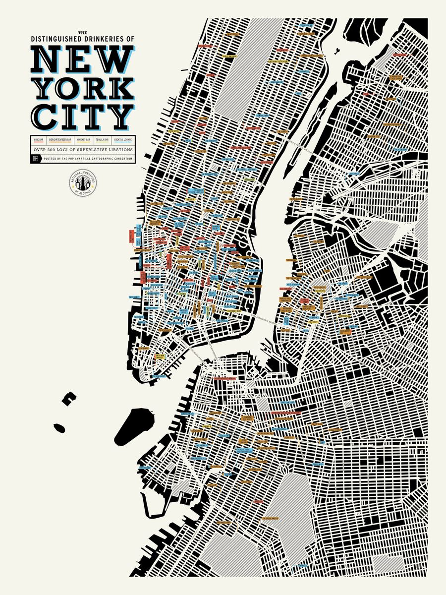 Map: Over 200 Bars In NYC Worth Drinking At
