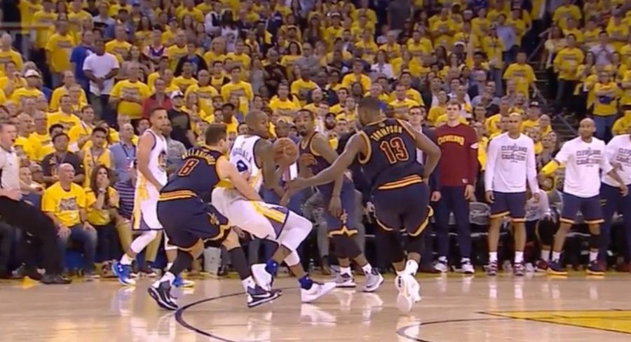 Matthew Dellavedova Thumps Andre Iguodala In The Dick And Balls