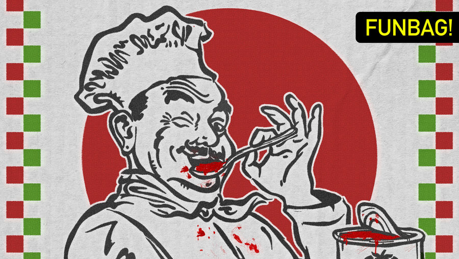 Sure, Eat Pizza Sauce With A Spoon