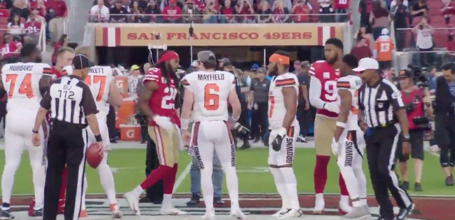 Richard Sherman Says He&#39;ll Apologize To Baker Mayfield Over Disputed Handshake Snub