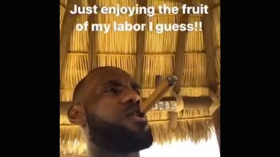 LeBron James Has Gone Full Vacation Dad