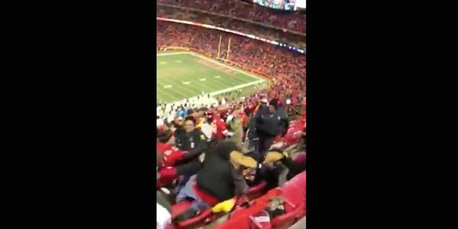 Brawl At Chiefs Game Turns Into Fan Avalanche
