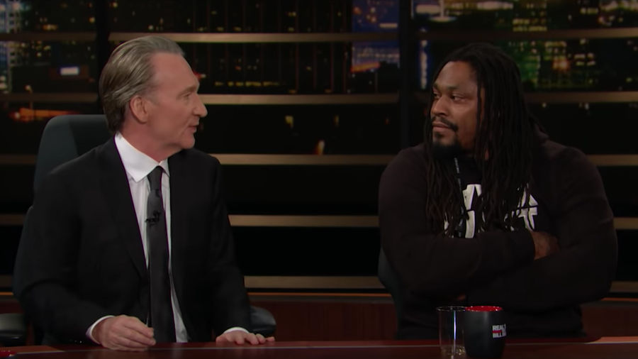 Marshawn Lynch Endures Patronizing Lectures About Voting From Bill Maher And Barney Frank