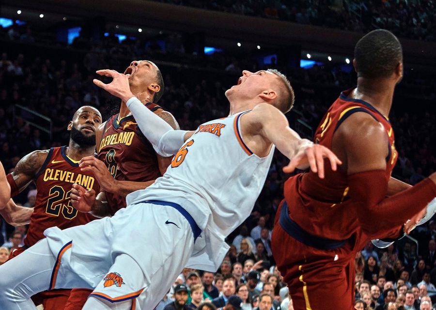 Kristaps Porzingis, Please Get Better At Falling Down