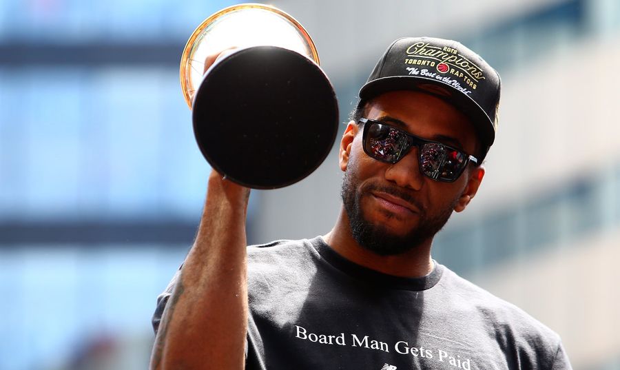Kawhi Leonard Did The Laugh
