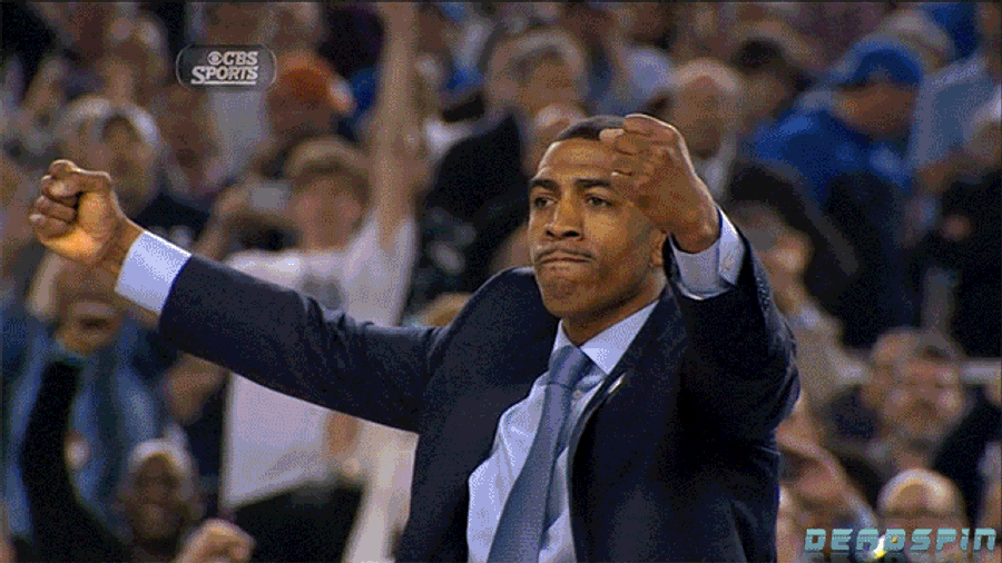 Hey Look, It's Kevin Ollie Going Super Saiyan