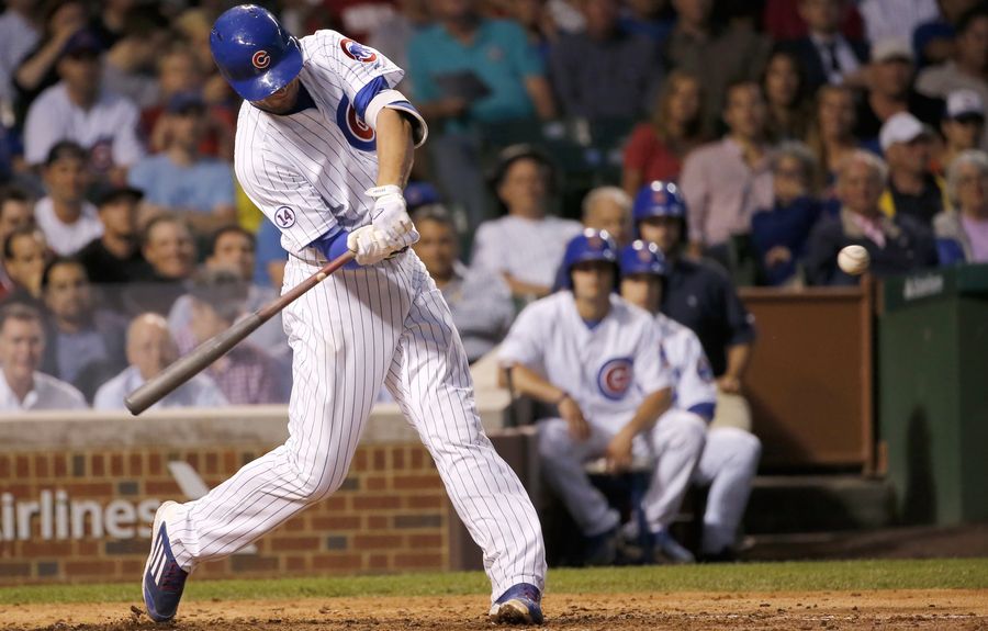 Kris Bryant Nails Top Of Wrigley Scoreboard With 477-Foot Bomb