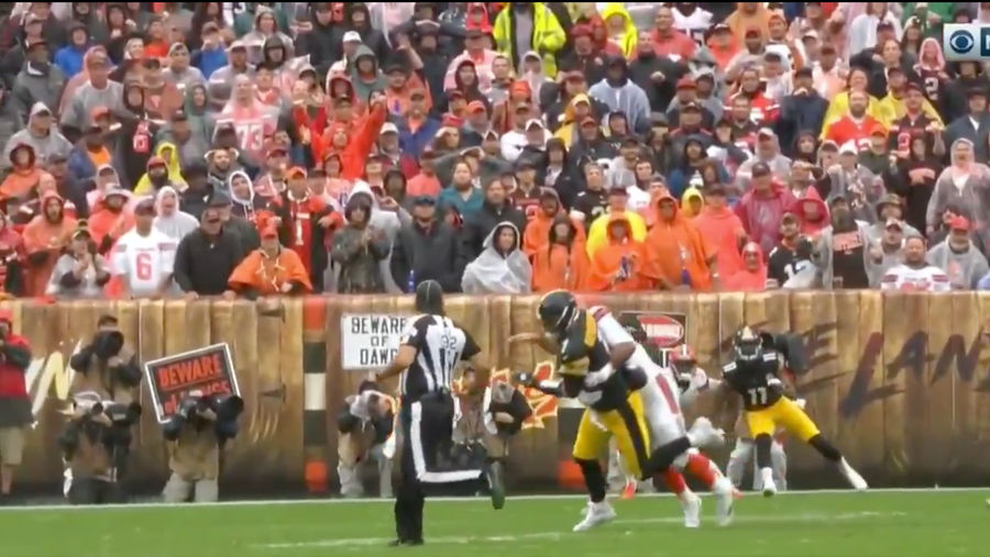 Myles Garrett Falls Victim To NFL&#39;s Terrible New Roughing The Passer Rule