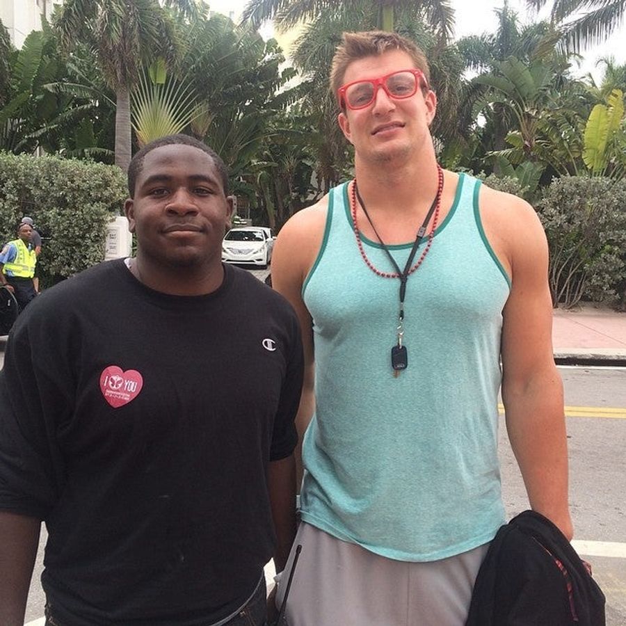 Rob Gronkowski Wears Glasses, Isn't Fooling Anyone