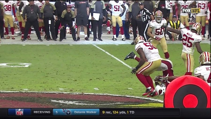 Larry Fitzgerald Taken To Locker Room After Landing Backwards On His Neck [Update]