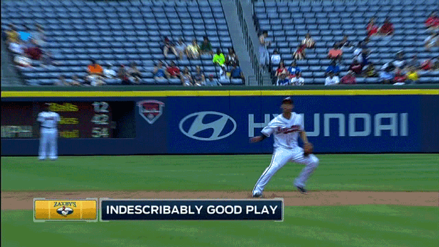 Andrelton Simmons Makes Yet Another Impossible Play