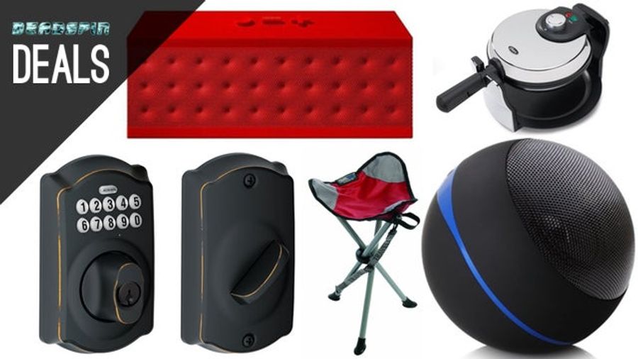 Deals: Keypad Deadbolt, Electric Lawnmowers, Bluetooth Speakers