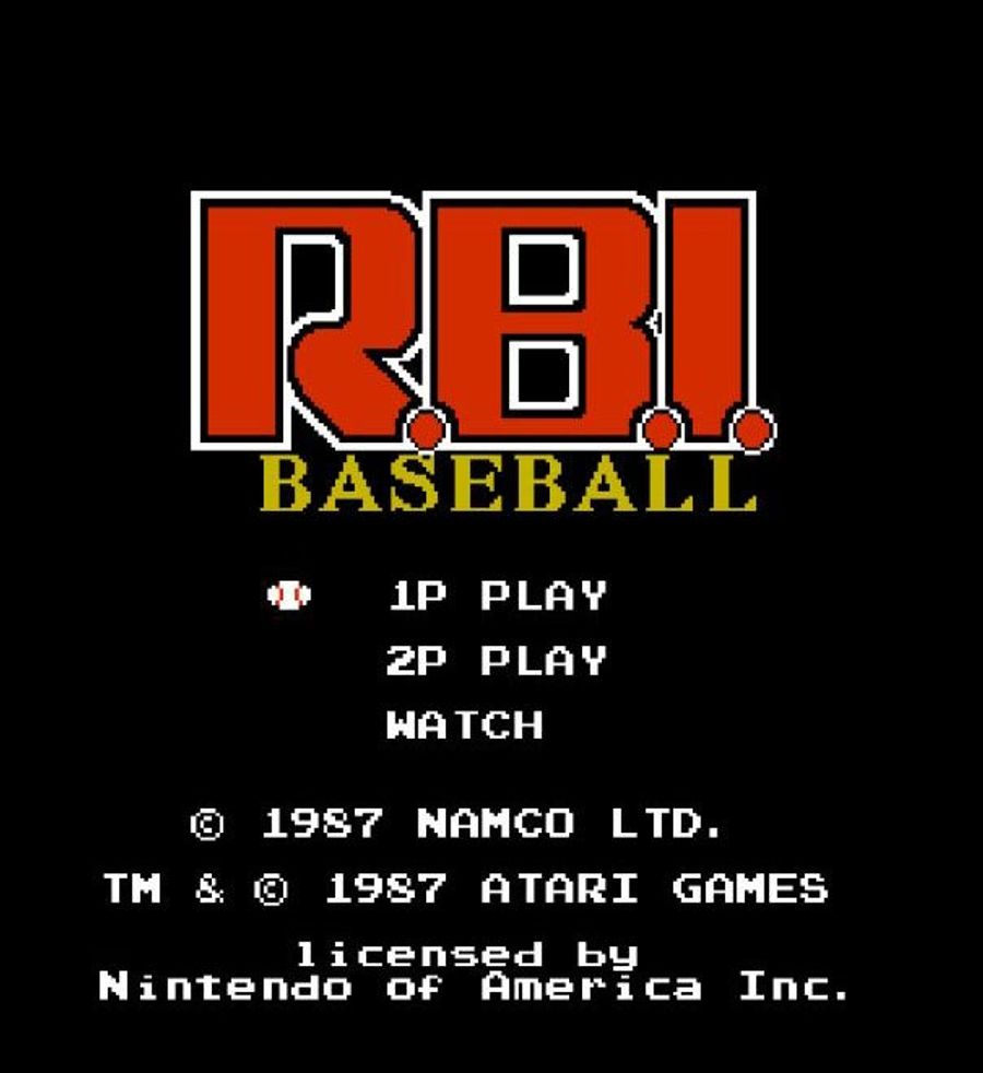 The Retro Video Game Quarantine Rolls On. Next Up to Bat? NES R.B.I. Baseball