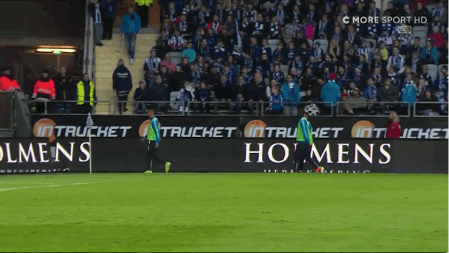 Soccer Fans Toss Big-Ass Firecracker At Player, Who Hurls Corner Flag At Them In Return