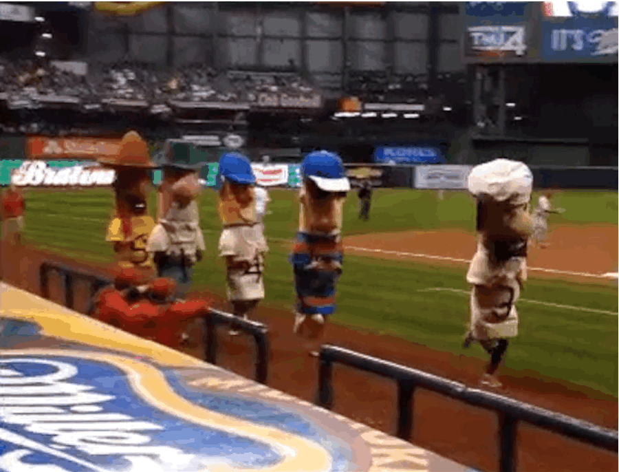 Chorizo Sausage Eats It During Sausage Race