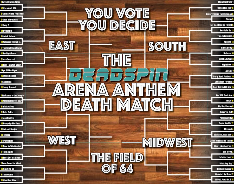 Get Ready To Cast Your Votes For The Best Arena Music Of All Time