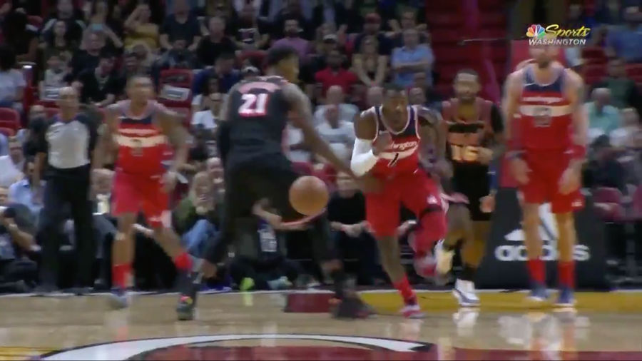 John Wall Has The Nutmegging Of The Night