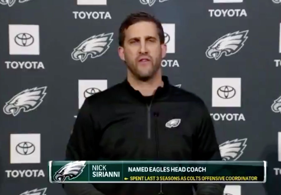 New Eagles coach Nick Sirianni talks but says nothing in first press conference - it's that simple