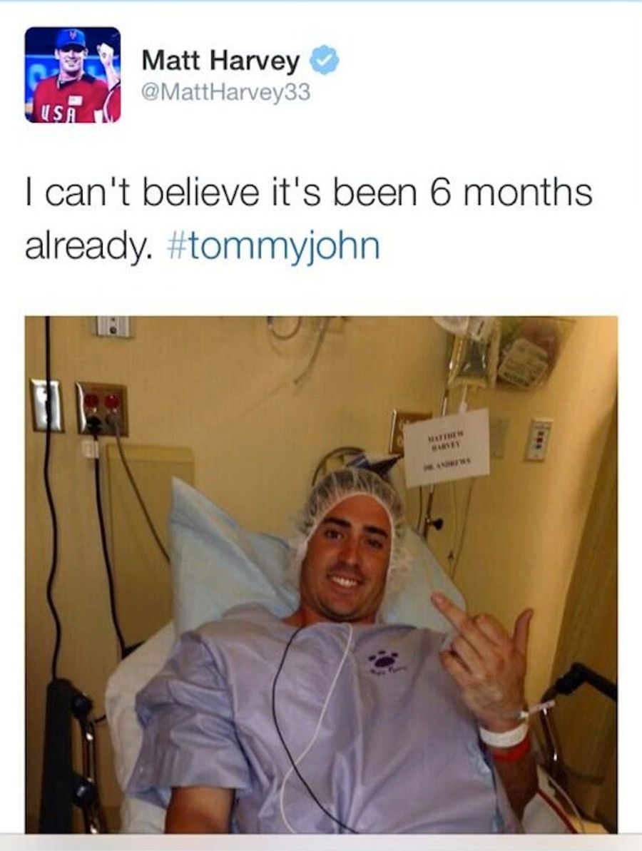 Matt Harvey Tweets Bird-Flipping Picture, Immediately Deletes Account