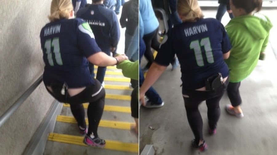 Drunk Seahawks Fan Has Foolproof Plan For Hanging On To Her Purse