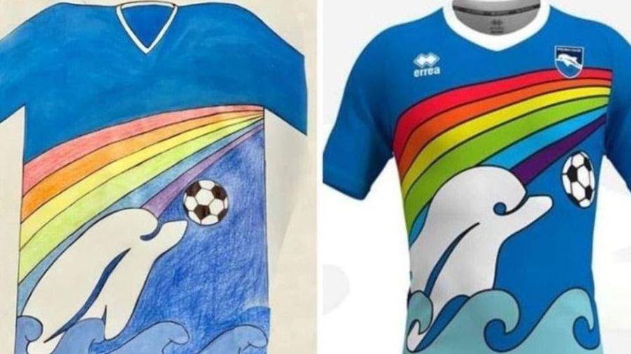 Italian Football Club Uses 6-Year-Old Boy's Uniform Design And It Is All The Joy We Need