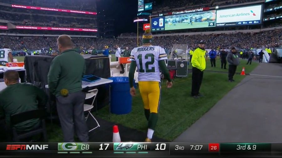 What The Hell Was Aaron Rodgers Doing In This Weird Tent?