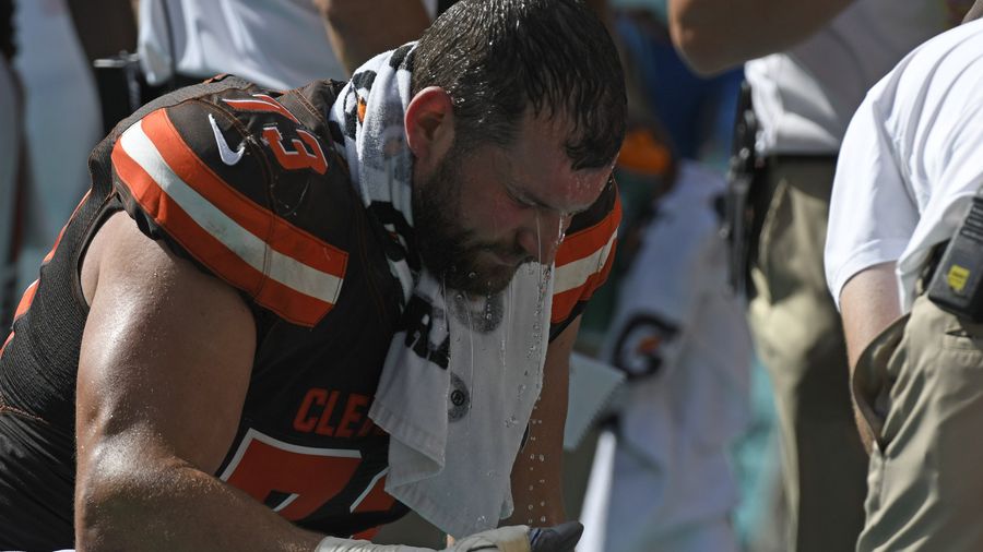 Joe Thomas Is Also Frustrated With The Browns' Offensive Line