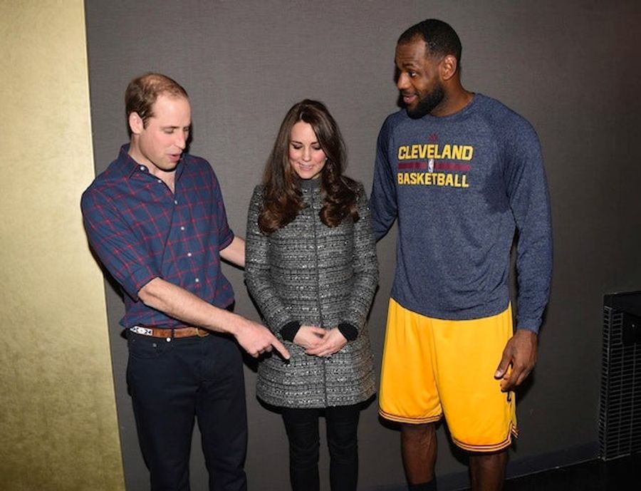 Some Fun Photos Of LeBron James And The Royal Couple