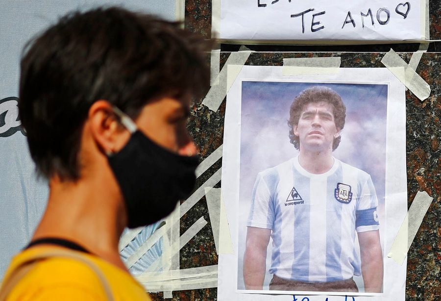 Diego Maradona still kicking, by the Hand of God