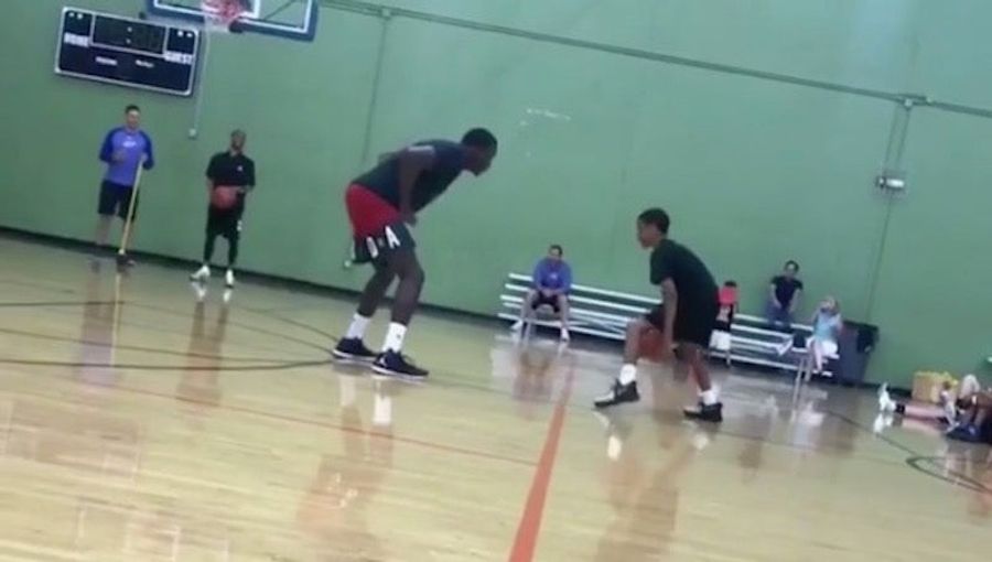 Victor Oladipo Has To Fight This Child