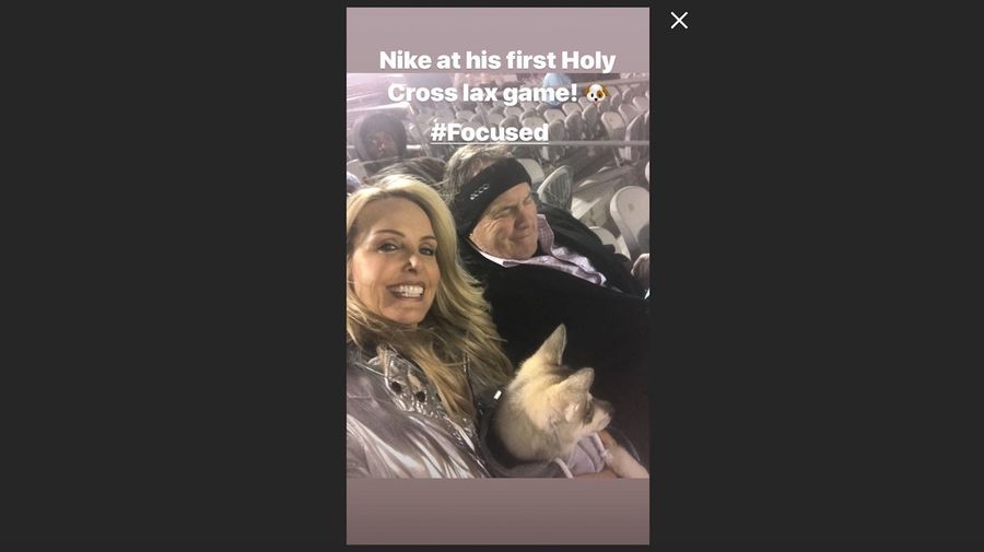 Bill Belichick's Tiny Adorable Dog Attends Sporting Event