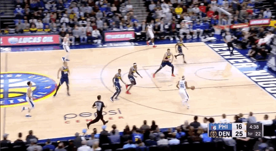 Corey Brewer Celebrates Two-Handed Flush With A Kick To Torrey Craig's Head