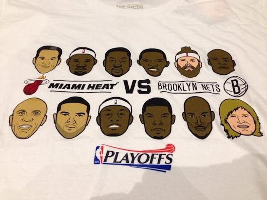 Nets Sell T-Shirts With Andrei Kirilenko Looking Like Martha Stewart