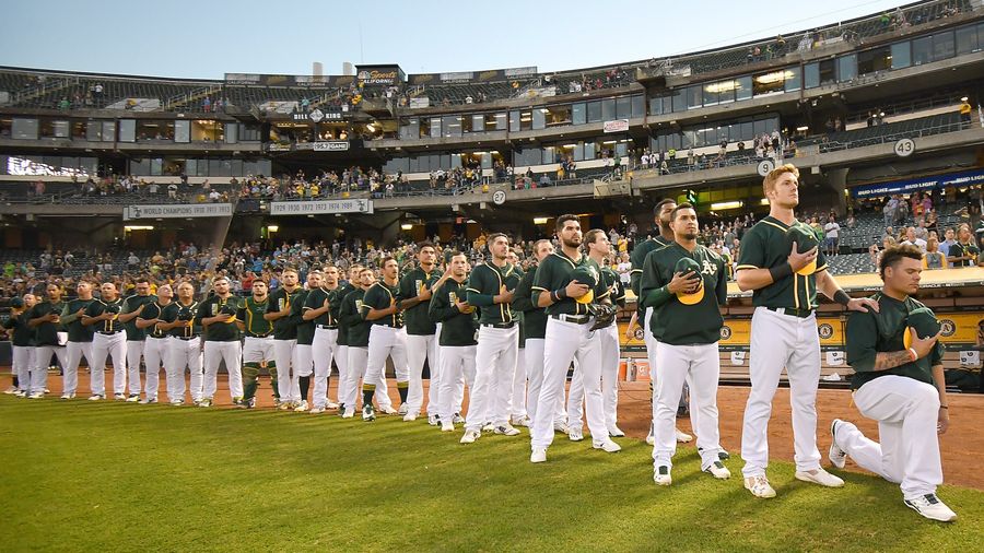 Report: Anonymous Executive Says &quot;That Whole Anthem Issue&quot; Will Keep Bruce Maxwell Out Of Baseball