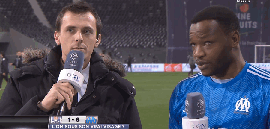 Marseille Goalie Catches Water Bottle Chucked At Him From The Stands