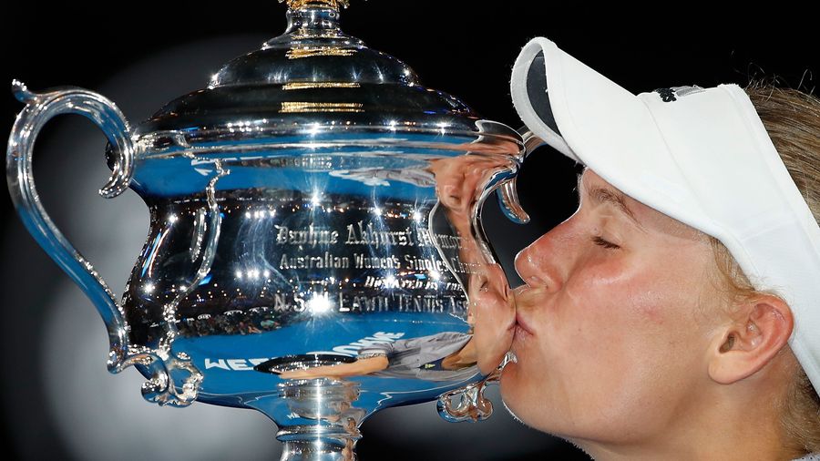 Caroline Wozniacki Captures First Grand Slam Title On 43rd Try