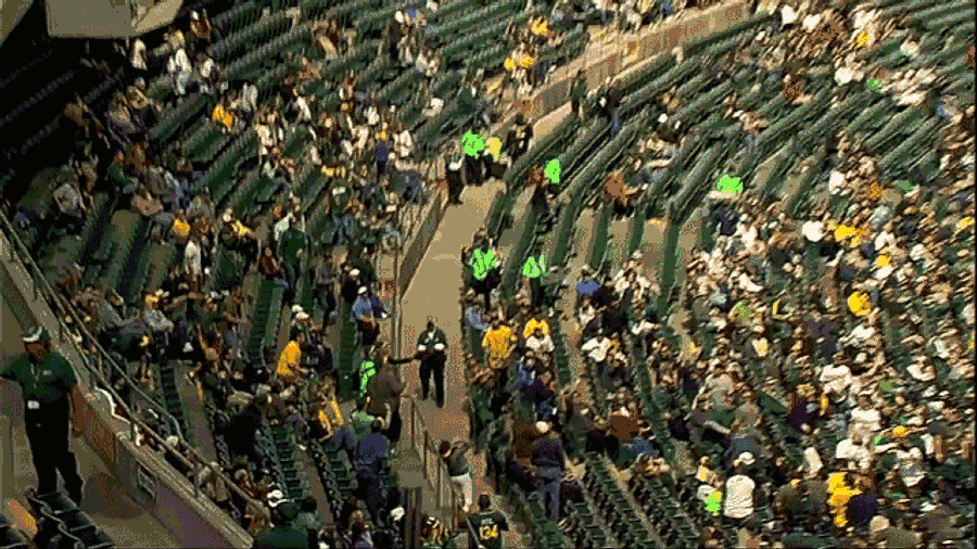 A&#39;s Fan Eats It And Eats It Hard