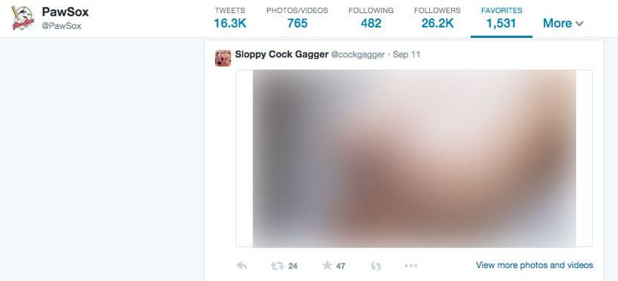 Red Sox AAA Affiliate Is Into Big Boobs On Twitter [NSFW]