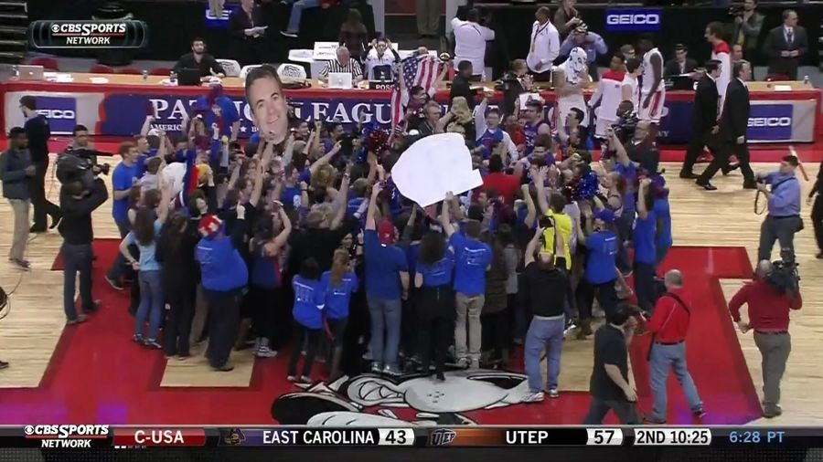 Storming The Losing Team's Court Is Next Level