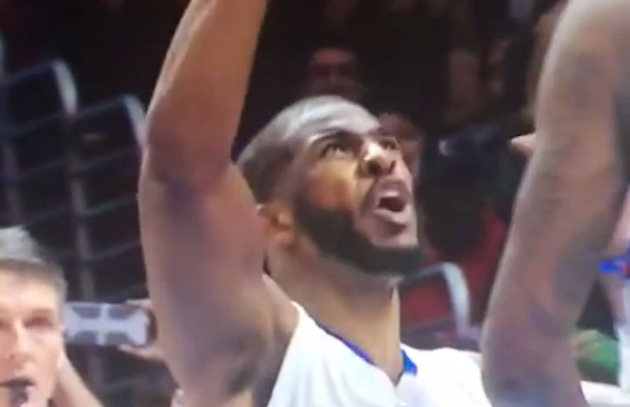 Chris Paul Loses His Mind When DeAndre Jordan Forgets To Shoot