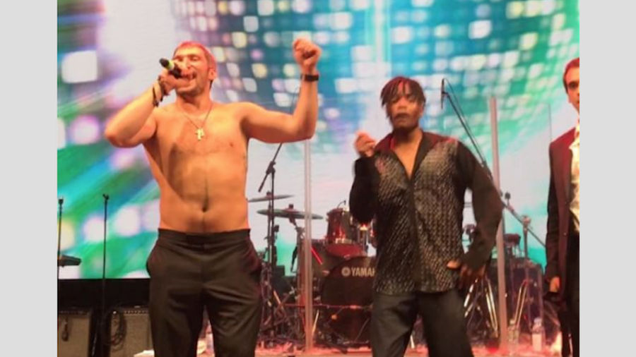 Watch Large Silly Galoot Alexander Ovechkin Do Some Shirtless Cavorting