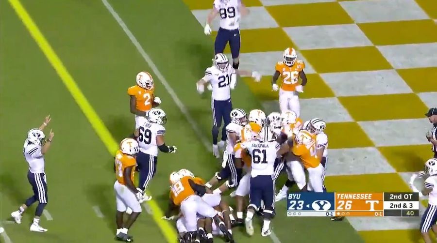 Tennessee Follows Up Dismal Loss To Georgia State With Excruciating Loss To BYU