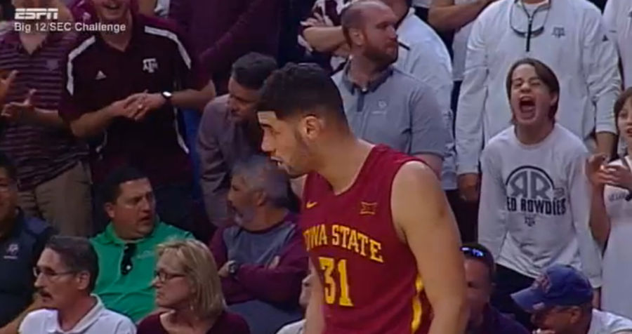 Lil' Texas A&M Fan Lets George Niang Have It