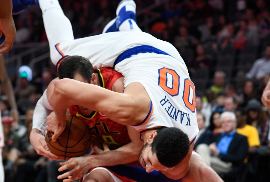 Enes Kanter's Standoff With The Knicks Now Has Him Getting Heckled By His Own Teammate