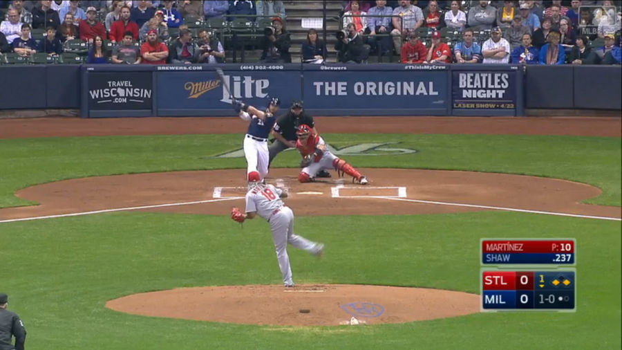 Travis Shaw Crushed The Hardest Dinger Of The Season So Far