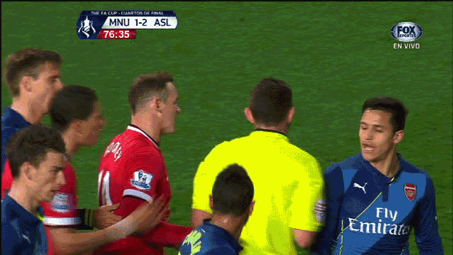 Ángel Di María Gets Ice Grill, Then Red Card For Grabbing Ref